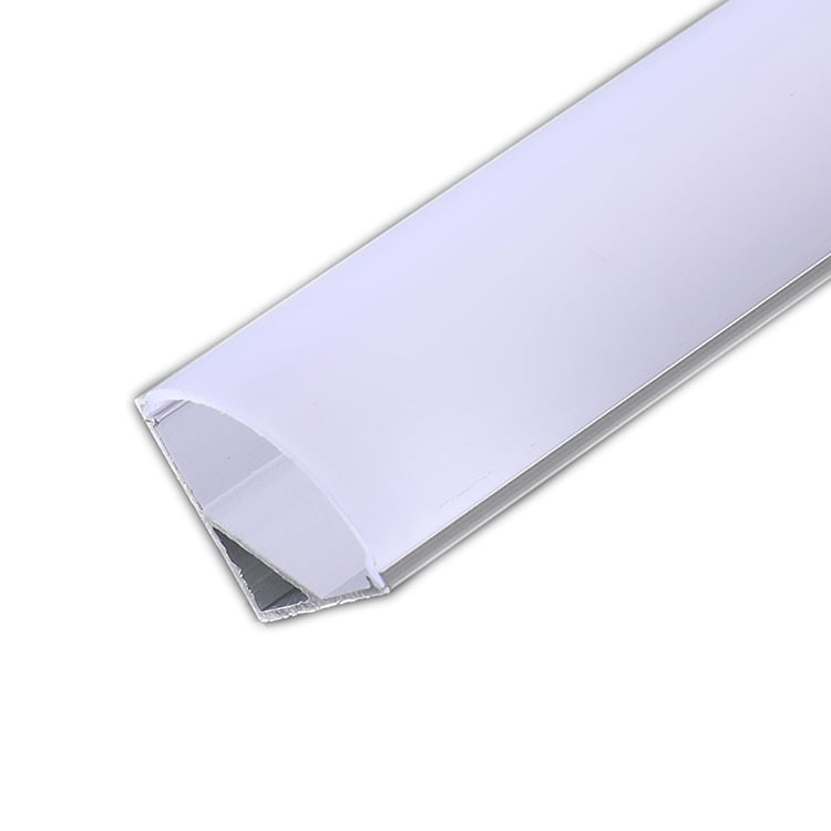LED γραμμικό φως σε σχήμα V, αλουμινένιο προφίλ και θήκη καναλιού φωτισμού, τρίγωνος πάνελ φωτισμού, αλουμινένιος κανάλι με ορθογώνιο γωνία, προσαρμογή