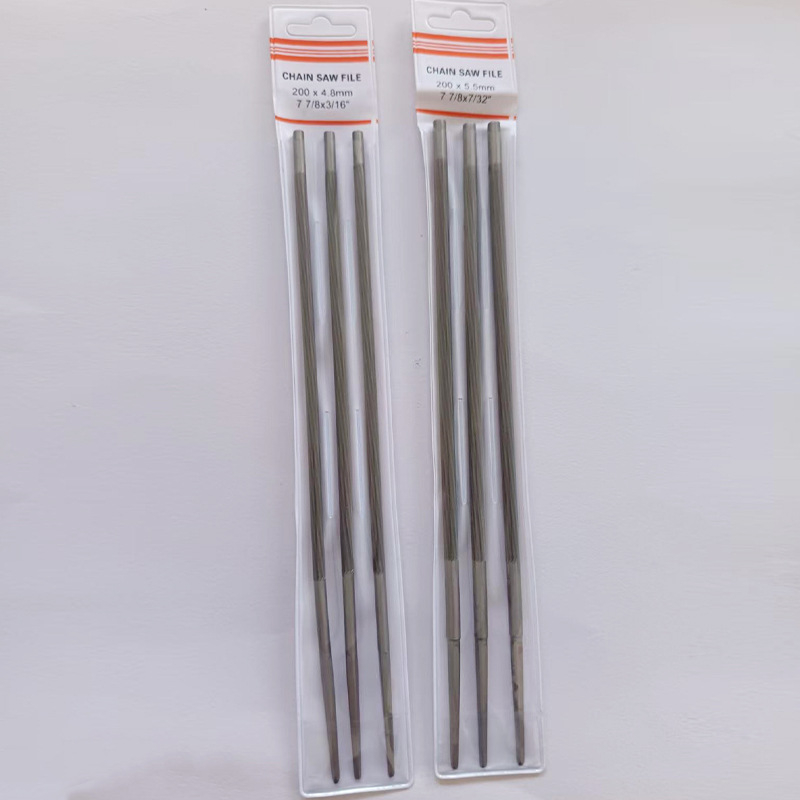 Ruicheng körkörös láncfűrész-lánc reszelő, 4.0/4.8/5.5 mm, 250 mm hosszú, acél