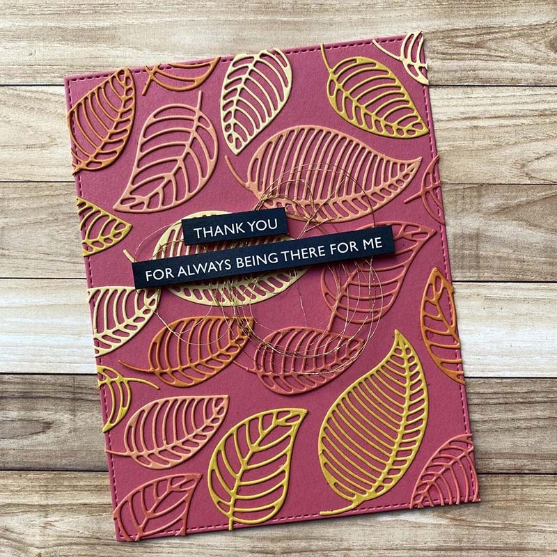 Levél- és virágvágó sablon scrapbookinghez, szénacél gravírozó sablon