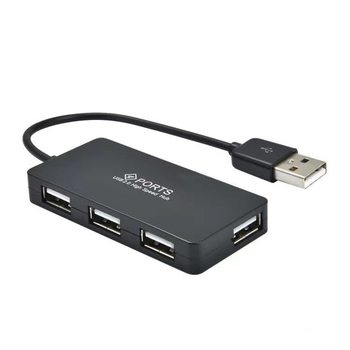 Ultra vékony USB 2.0 hub négy porttal, kompakt dokkolóállomás