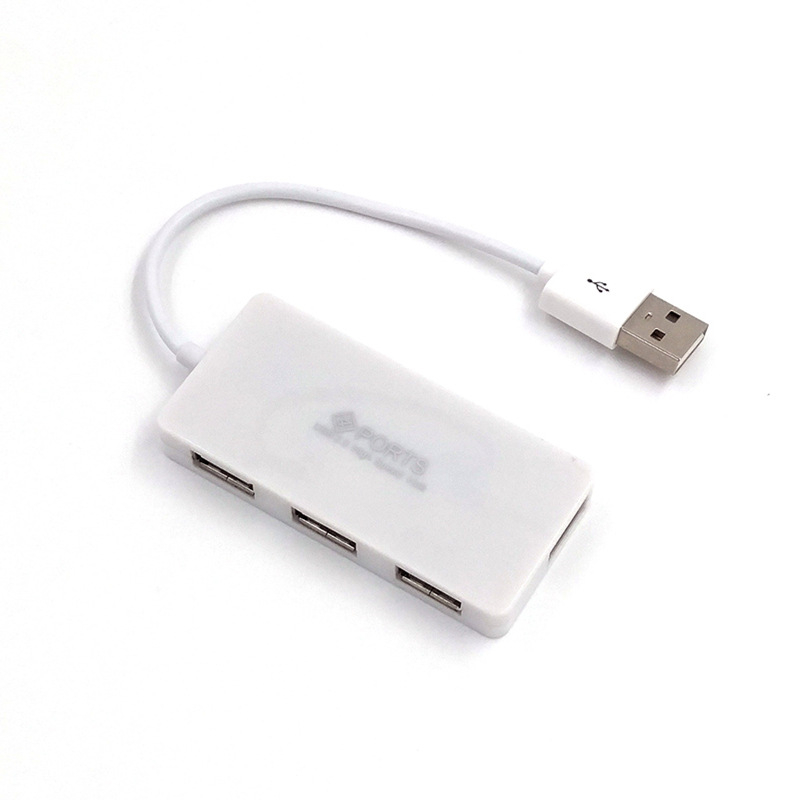 Ultra vékony USB 2.0 hub négy porttal, kompakt dokkolóállomás