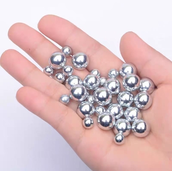 Galvanizált acélgolyó parittyához, rozsdamentes, csúszásmentes felülettel, tömör