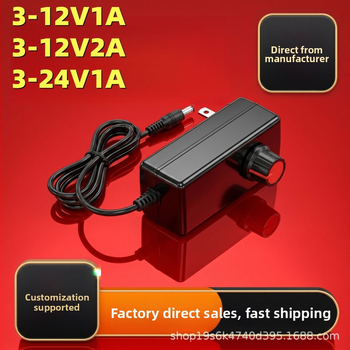 Állítható DC tápegység adapter 3-24V, 1A/2A