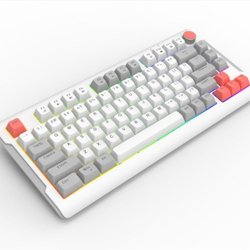 MK75 75-gombos RGB háttérvilágítású vezeték nélküli billentyűzet USB-csatlakozással, akár 3 eszközzel párosítva