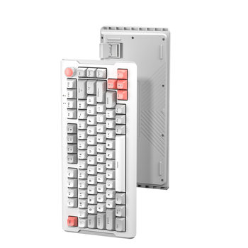 MK75 75-gombos RGB háttérvilágítású vezeték nélküli billentyűzet USB-csatlakozással, akár 3 eszközzel párosítva