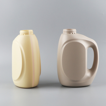 HDPE műanyag üveg mosószerhez és öblítőhöz, 2000 ml, nagy kapacitás, fogantyúval
