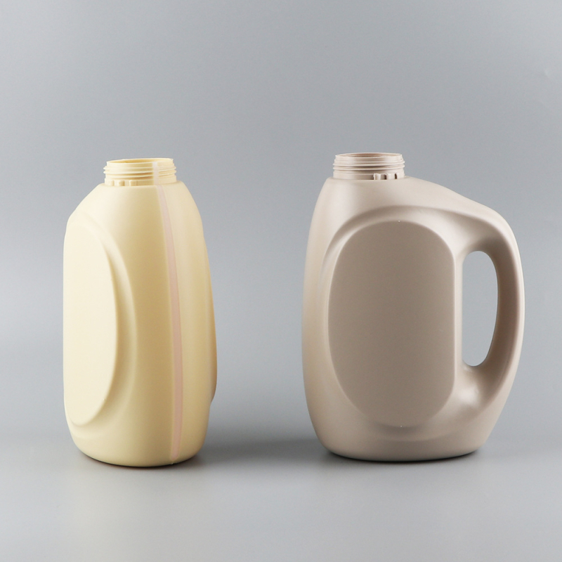 HDPE műanyag üveg mosószerhez és öblítőhöz, 2000 ml, nagy kapacitás, fogantyúval