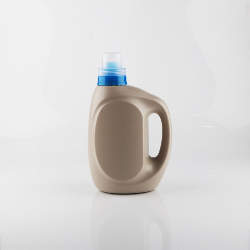 HDPE műanyag üveg mosószerhez és öblítőhöz, 2000 ml, nagy kapacitás, fogantyúval