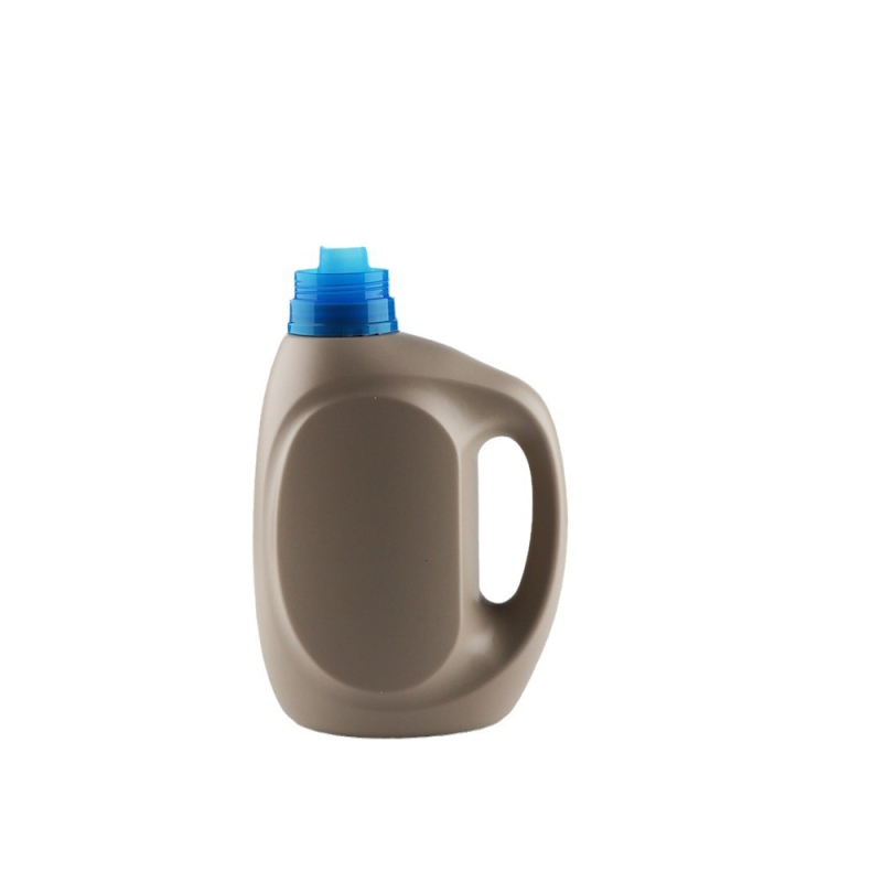 HDPE műanyag üveg mosószerhez és öblítőhöz, 2000 ml, nagy kapacitás, fogantyúval
