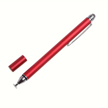2-in-1 univerzális érintőképernyős stylus telefonokra és tabletekre, fém külső, rajzoló stylus