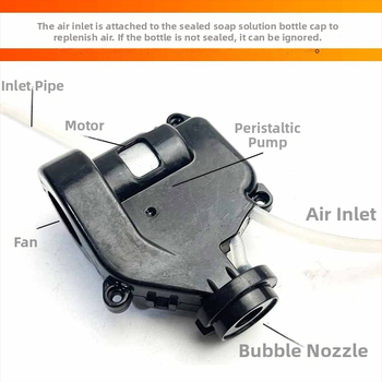 DC5V Buborékpisztoly motorkészlet légpumpával és perisztaltikus pumpával – DIY alkatrészek