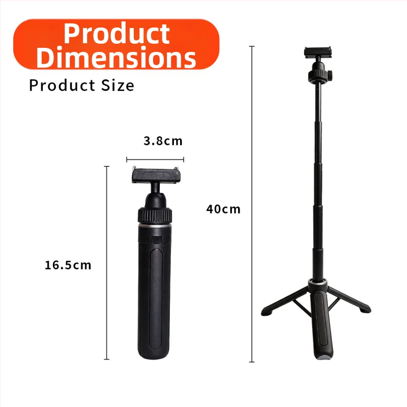 DJI Action6/5Pro/4/3 akciókamerákhoz készült teleszkópos kiterjesztő rúd mágneses gimbal-tartóval