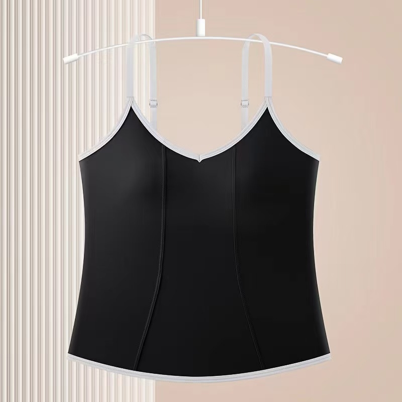 Magas minőségű ice silk melltartó nélküli top, varrat nélküli hát, beépített habpárnázás, karcsú alapréteg