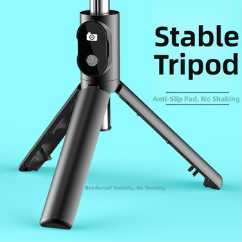 P20 Bluetooth Selfie Stick integrált telefon-tartóval, asztali háromlábú állvány élő közvetítéshez és rövid videók készítéséhez