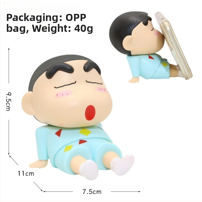 Crayon Shin-Chan telefonállvány – lazán álló asztali díszfigura