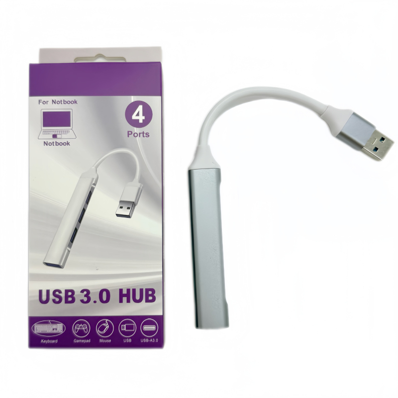 Type-C 4-in-1 USB hub, USB bővítő dokk, 1–4