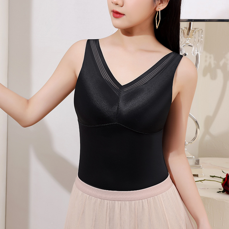 Varratlan, rendkívül rugalmas mulberry-selyem felső részhez, latex melltartó poharakkal, oldalsó mellszív formázás, shapewear a felsőtestre