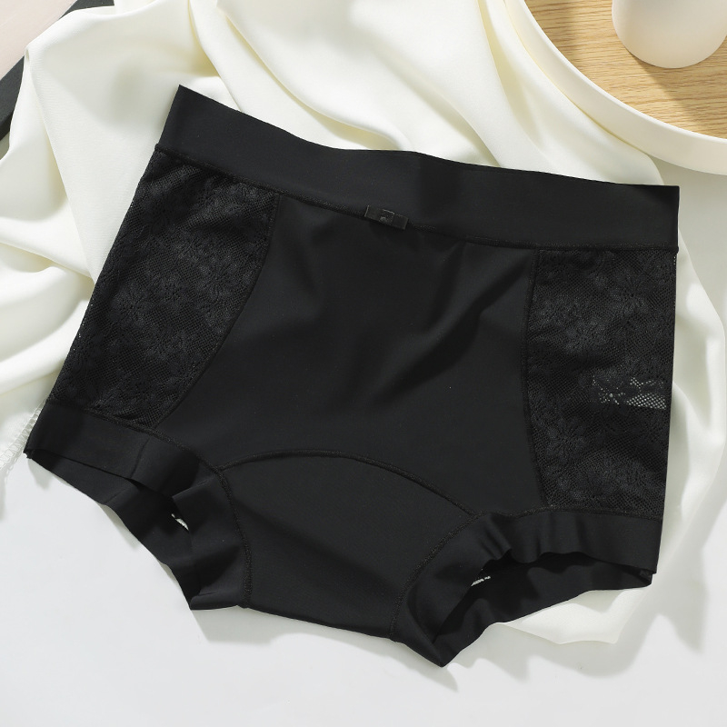 Női boxerszár Ice Silk anyagból – légáteresztő nyári alsónemű, átlátszóság elleni védelem, varratszegély nélküli, középmagas derékvonal