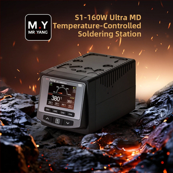 M.Y S1-160Ultra forrasztóállomás felosztott kialakítással és vezetékes fogantyúval mobiltelefon javításhoz