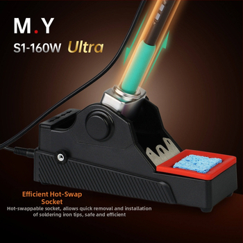 M.Y S1-160Ultra forrasztóállomás felosztott kialakítással és vezetékes fogantyúval mobiltelefon javításhoz