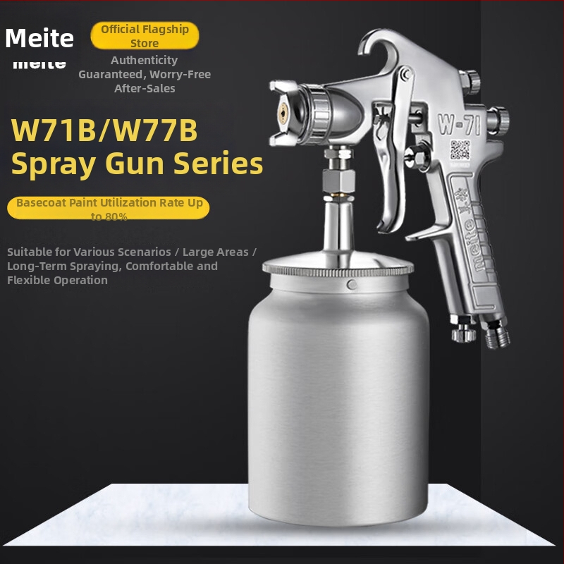Meite Meite pneumatikus festékszóró pisztoly W-71/W-77 autókhoz, alapozó sprayhoz
