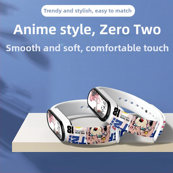 Karikatúra-stílusú csuklópánt Xiaomi Mi Band 4/5 és Mi Band 6 készülékekhez, NFC Verzió