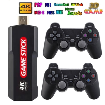 X2 nosztalgikus otthoni játékkonzol 64GB memóriával, vezeték nélküli kontrollerek, hűtőnyílások, HDMI 1080p, 3D klasszikus játékok