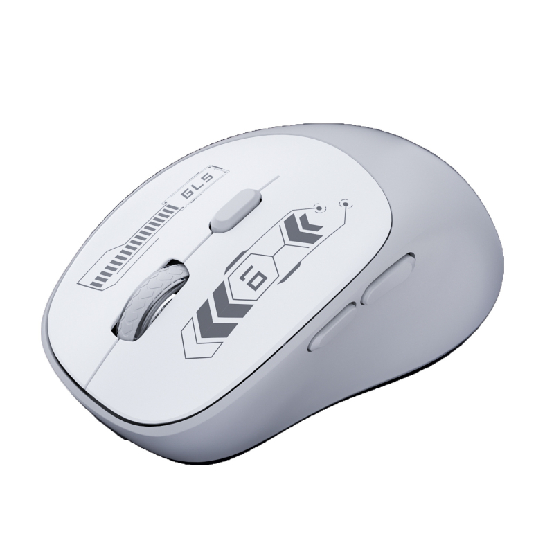 Vezeték nélküli Bluetooth-os kettős módú gaming egér, csendes működés, laptop és iroda