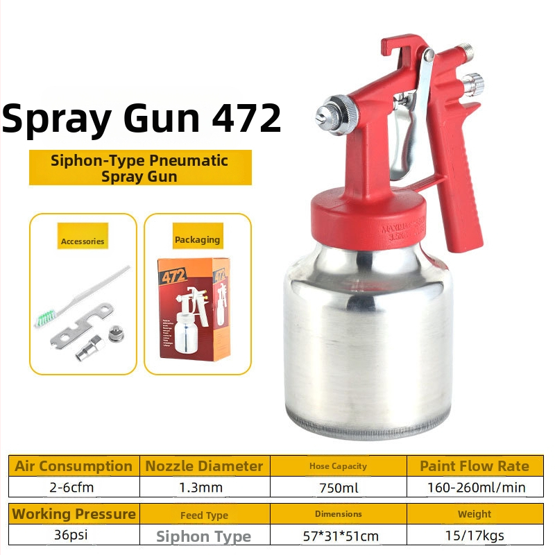 Spray pisztoly 472 – Pneumatikus festékszóró autófestéshez és részletező munkákhoz
