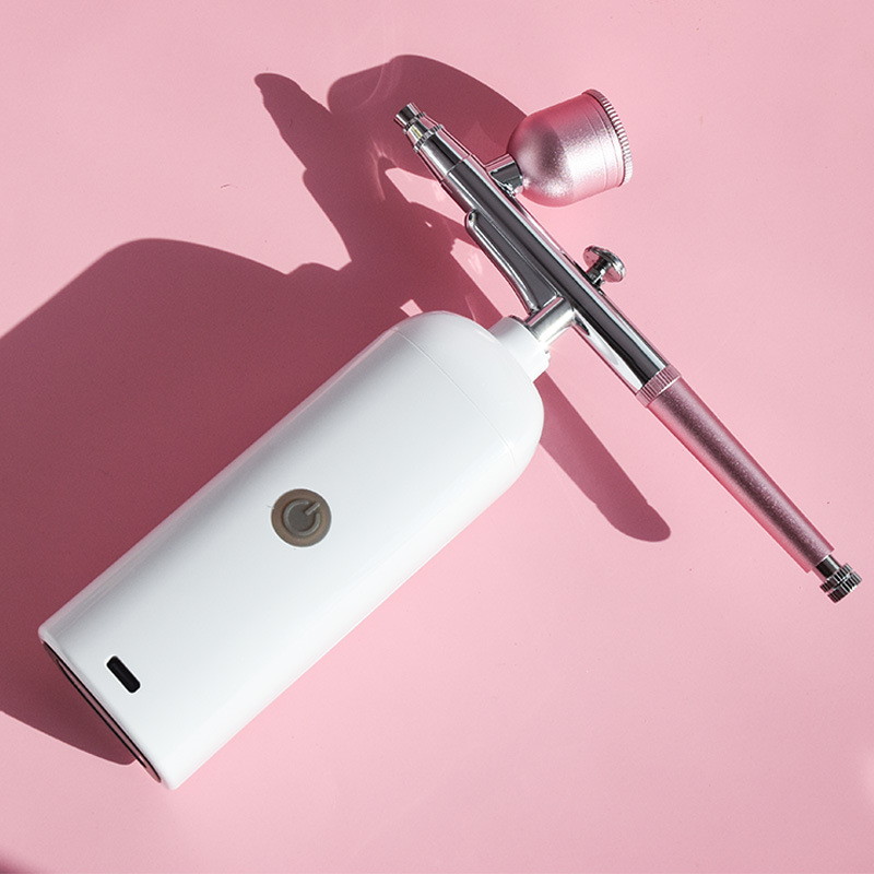 Mini elektromos airbrush pumpa készlet körömdíszítéshez, festéshez és színezéshez, kézi spraypisztoly