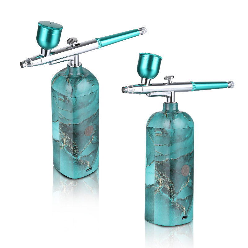 Mini elektromos airbrush pumpa készlet körömdíszítéshez, festéshez és színezéshez, kézi spraypisztoly