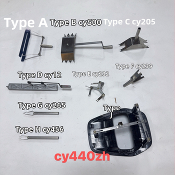 CY437–441zh sorozat: permetezős festés és elektrogalvanizálás kiegészítői, akasztók és képernyőhálók