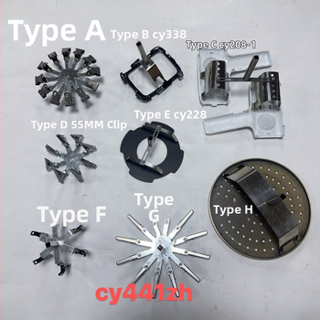 CY437–441zh sorozat: permetezős festés és elektrogalvanizálás kiegészítői, akasztók és képernyőhálók