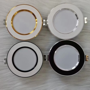 LED beépített mennyezeti downlight, 7W, kör alakú alumíniumtest, Bull-Eye lámpa a nappaliba, 7,5 cm nyílás