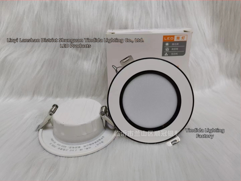 LED beépített mennyezeti downlight, 7W, kör alakú alumíniumtest, Bull-Eye lámpa a nappaliba, 7,5 cm nyílás