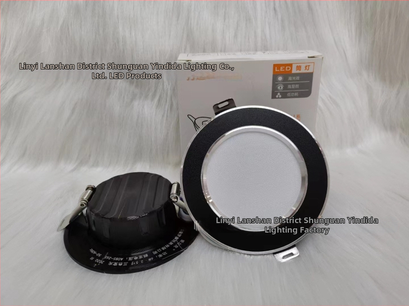 LED beépített mennyezeti downlight, 7W, kör alakú alumíniumtest, Bull-Eye lámpa a nappaliba, 7,5 cm nyílás