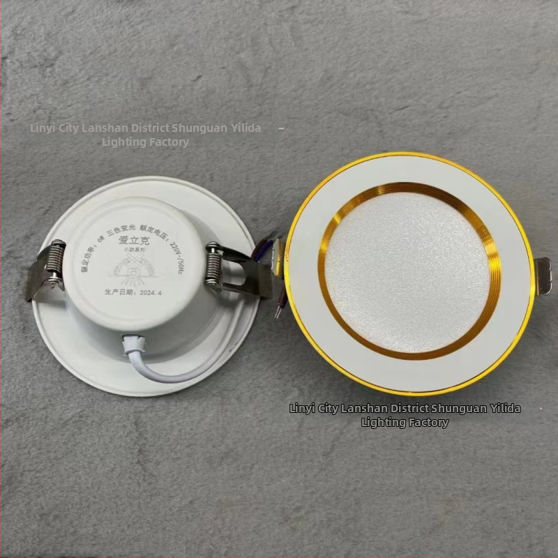 LED zapustené stropné svietidlo, 7W, okrúhle hliníkové bodové svietidlo Bull-Eye do obývačky, otvor 7,5 cm