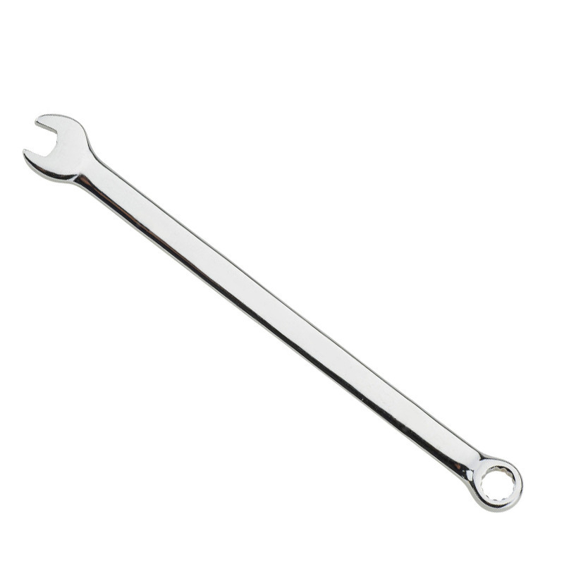 Kézi kettős funkciójú kulcs nyitott végű, 12 mm, acélból, autójavítási szerszám, kattogó kulcs