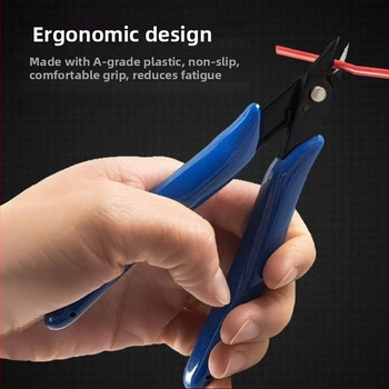 Precíziós diagonális vágókészülék elektronikai gyárakhoz, rézdrót vágó olló, 170 mm
