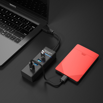 USB 3.0 hub, 4-portos bővítő dokk notebookhoz