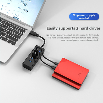 USB 3.0 hub, 4-portos bővítő dokk notebookhoz