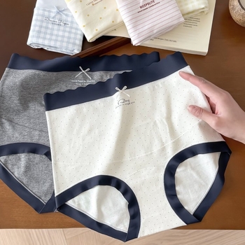 Pamutból készült kismama fehérneműk, plusz méret, japán stílus, lélegző, háromszög fazonú