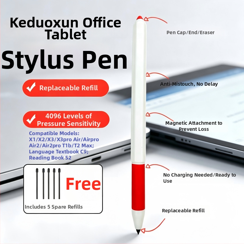 Xiaoyuan S2 stylus toll mágneses rögzítéssel, kompatibil az S2 oktatási tablettával és Yuanfudao E1-gyel
