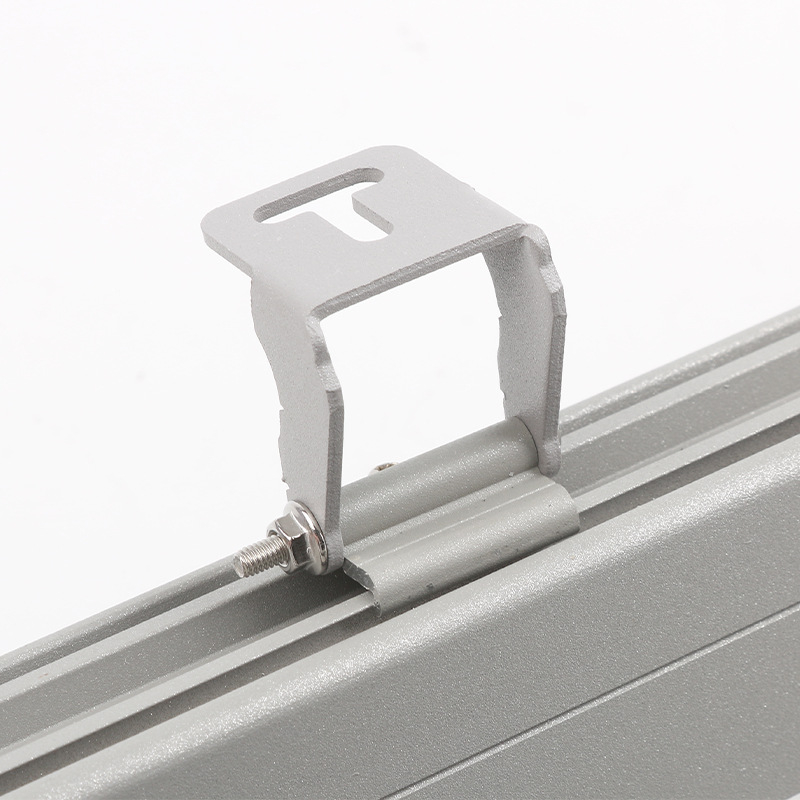 Kültéri vízálló falmosó lámpa, ultra-erős, anti‑sugárzás, homlokzati világítás, 30° fénycsóva, IP65, méretek 40×26×1000 mm