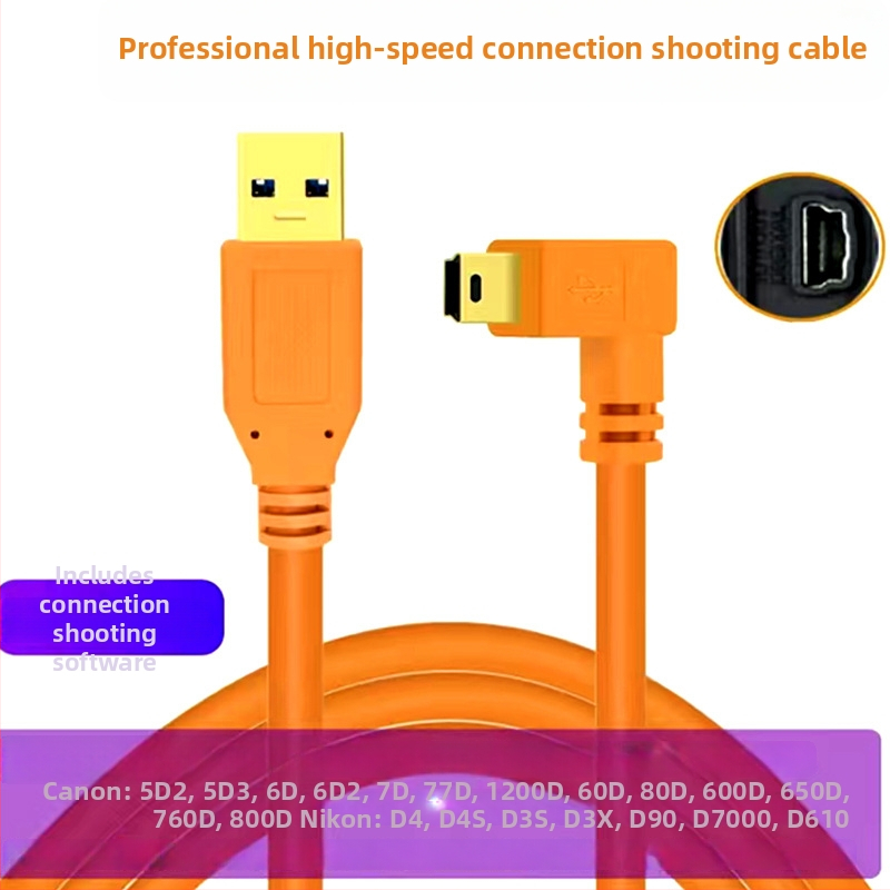 Sony A7M3, A7R3 és A7R4 fényképezőgépekhez USB Type-C kábel számítógéphez csatlakoztatáshoz, gyors adatátvitel