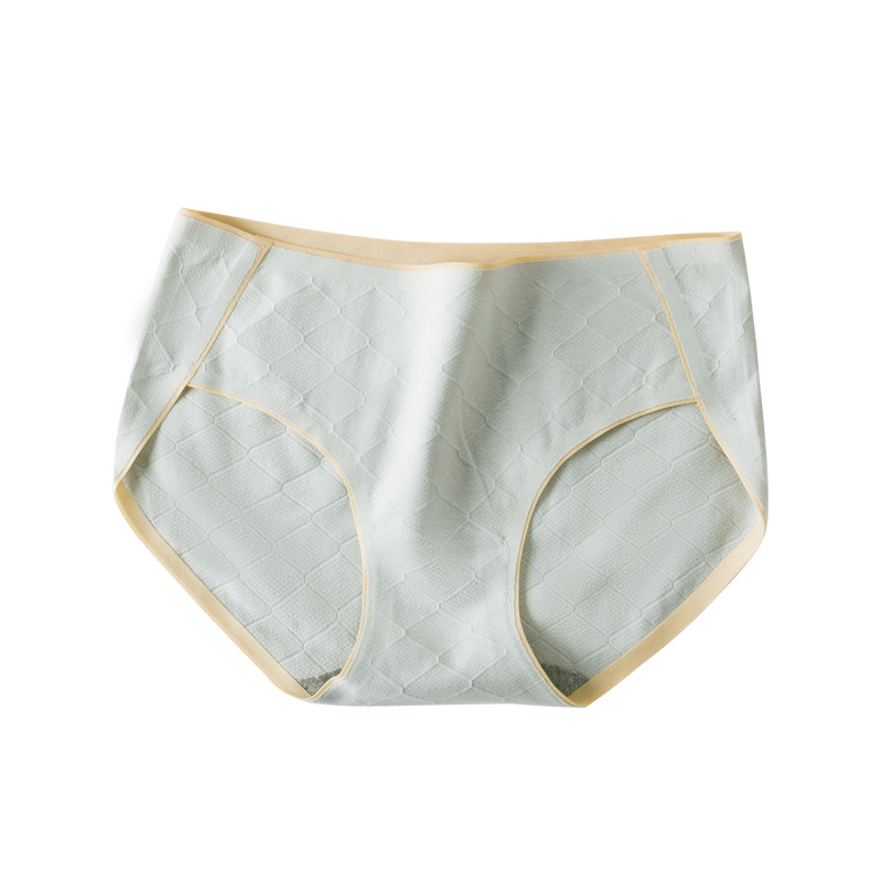 Női pamut seamless jacquard alsó, középmagas derekú, lélegző és kényelmes.