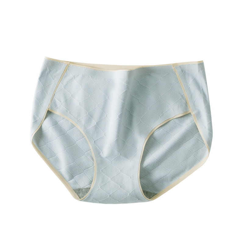 Női pamut seamless jacquard alsó, középmagas derekú, lélegző és kényelmes.