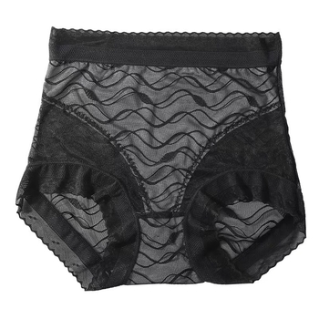 Női jacquard lélegző bugyi, magas derekú, hasat formáz és feneket emel, vékony, könnyű, varrat nélküli, belső pamut bélés.