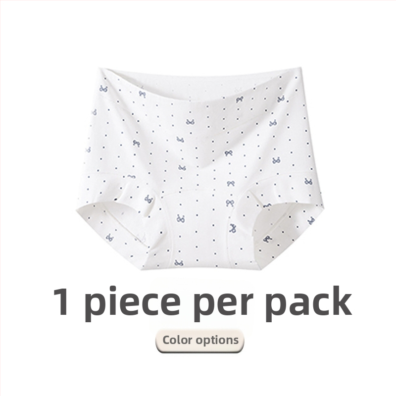 Vékony pamutból készült, légáteresztő női alsónemű, teljes fedettséggel, 100% pamut bélés, virágos mintázat, középmagas derekú, felnőtt méret
