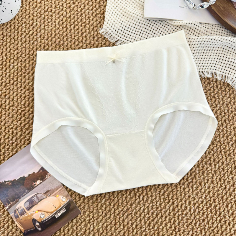 Magas derekú női alsónemű, 80 darab, nyárra vékony jacquard, kényelmes, varrás nélkül, lélegző, antibakteriális